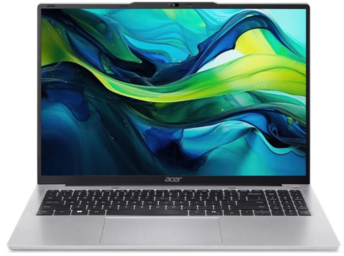 Ноутбук  Acer Aspire Lite AL16-52P-52JZ 16 ", Core i5, 8 Гб RAM, 512 Гб SSD, Iris Xe Graphics, Серебристый 114212