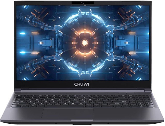 Ноутбук  Chuwi CoreBook 15.6 ", Core i5, 16 Гб RAM, 512 Гб SSD, GeForce RTX 3050, Серый 114676
