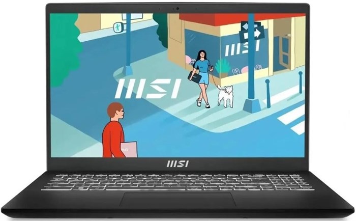 Ноутбук  MSI Modern 15H 15.6 ", Core i5, 16 Гб RAM, 512 Гб SSD, UHD Graphics, Черный 114918