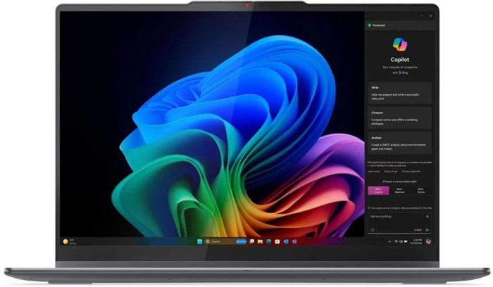Ноутбук  Lenovo Yoga 7 16ILL10 16 ", Core Ultra 7, 16 Гб RAM, 1 Тб SSD, Arc graphics 140V, Серый 115315