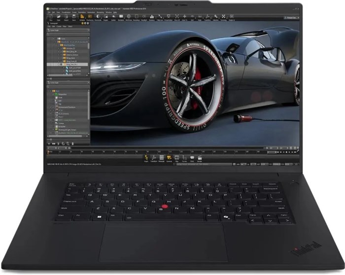 Ноутбук  Lenovo ThinkPad P1 G7 16 ", Core Ultra 7, 32 Гб RAM, 1 Тб SSD, RTX 1000, Черный 115489