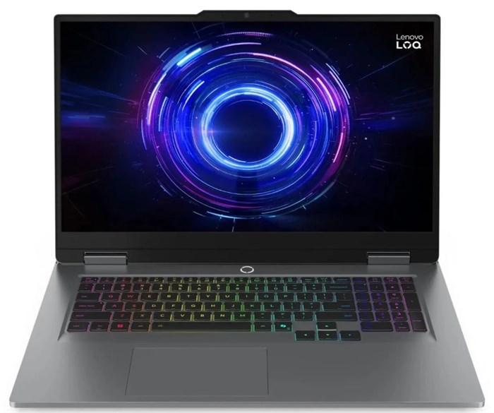 Ноутбук  Lenovo LOQ 17IRX10 17.3 ", Core i5, 16 Гб RAM, 512 Гб SSD, GeForce RTX 5050, Серый 115659