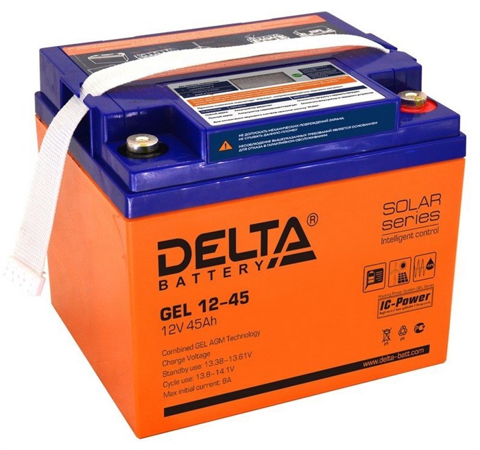 Аккумулятор  Delta GEL 12-45 100245