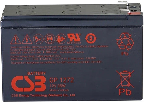 Аккумулятор  CSB GP1272 (12V28W) CSB 100117
