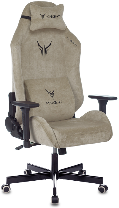 Кресло игровое Бюрократ KNIGHT N1 BEIGE 119345