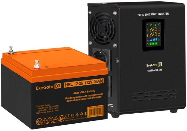 Комплект  Exegate FineSine SX-500.LCD.AVR.2SH 102343