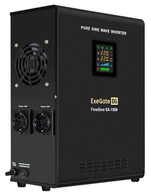 Источник бесперебойного питания  Exegate FineSine SX-1500.LCD.AVR.2SH 102345