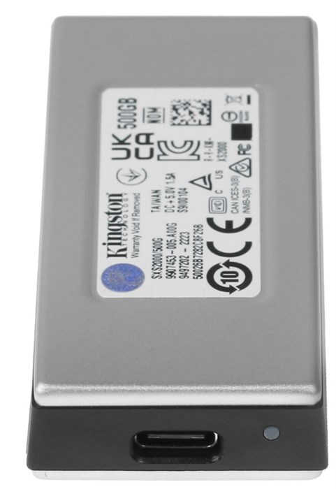 Внешний SSD USB 3.2 Gen 2 Type-C Kingston XS2000 BOC 500 ГБ 121622