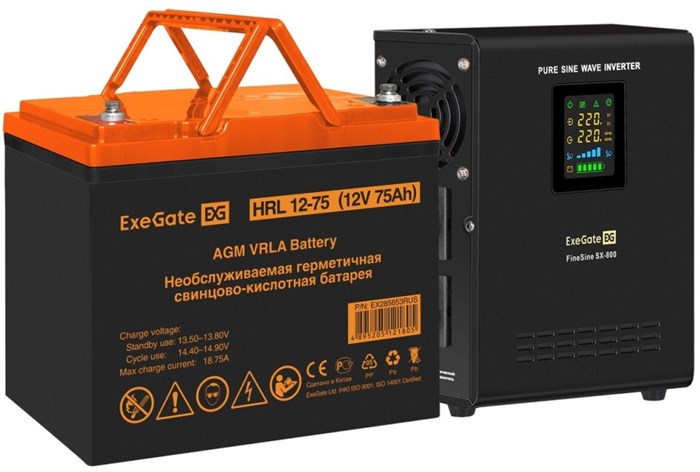 Комплект  Exegate FineSine SX-800.LCD.AVR.2SH 102375