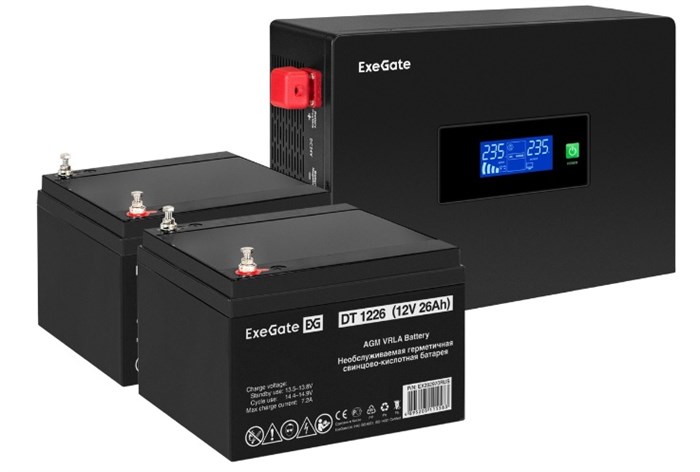 Комплект  Exegate IdealSine SR-1500.LCD.2SH 102377