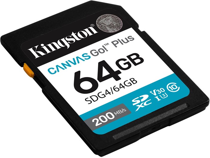 Карта памяти SDXC 64GB Kingston SDG4/64GB 121978