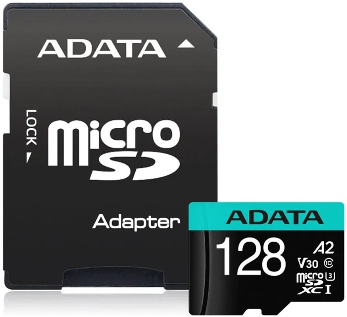 Карта памяти microSDXC 128GB ADATA AUSDX128GUI3V30SA2-RA1 121980