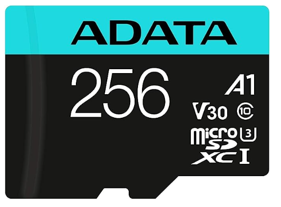 Карта памяти microSDXC 256GB ADATA AUSDX256GUI3V30SA2-RA1 122033