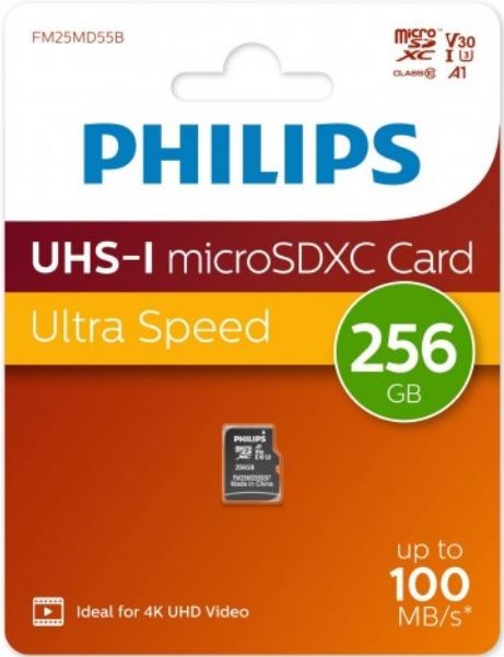 Карта памяти microSDXC 256GB Philips FM25MD55B/97 122048