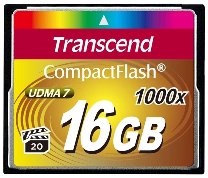 Карта памяти CompactFlash 16GB Transcend TS16GCF1000 122070