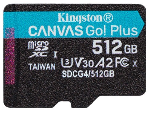 Карта памяти MicroSDXC 512GB Kingston SDCG4/512GBSP 122076