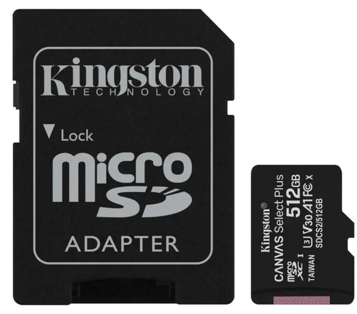 Карта памяти MicroSDXC 512GB Kingston SDCS3/512GB 122096