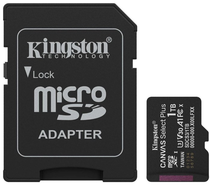 Карта памяти MicroSDXC 1024GB Kingston SDCS3/1TB 122110