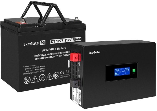 Комплект  Exegate IdealSine SR-1000.LCD.2SH 102384