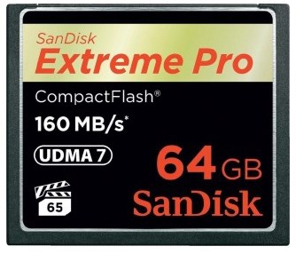 Карта памяти CompactFlash 16GB SanDisk SDCFXPS-064G-X46 122125