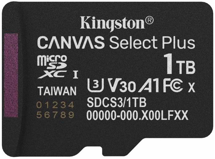 Карта памяти MicroSDXC 1024GB Kingston SDCS3/1TBSP 122126