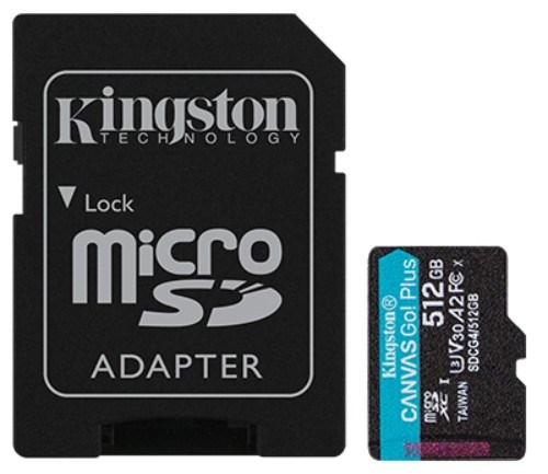 Карта памяти MicroSDXC 512GB Kingston SDCG4/512GB 122131