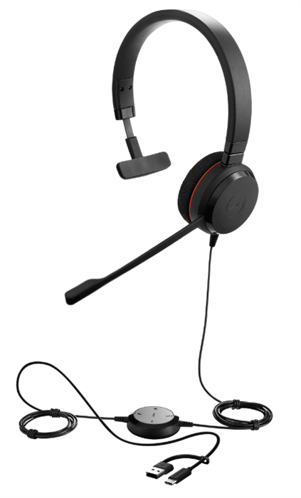 Гарнитура проводная Jabra Evolve 20 Mono MS 122371