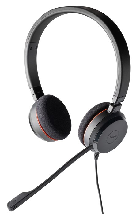 Гарнитура проводная Jabra Evolve 20 MS Duo 122373
