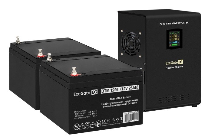 Комплект  Exegate FineSine SX-2500.LCD.AVR.2SH 102399