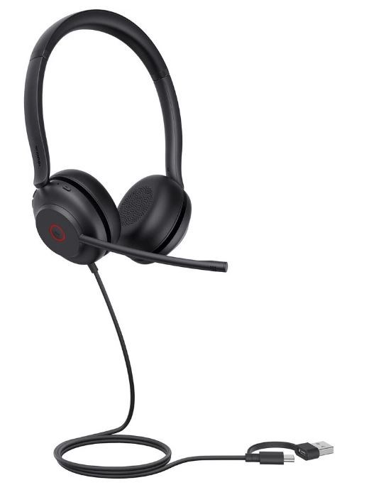 Гарнитура  Yealink UH35 Dual UC USB-C/A 122553