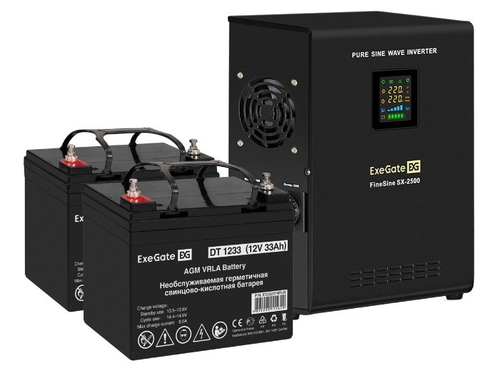 Комплект  Exegate FineSine SX-2500.LCD.AVR.2SH 102410