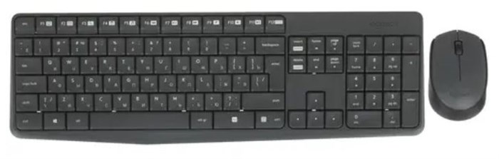 Клавиатура и мышь беспроводной комплект Logitech MK235 122692