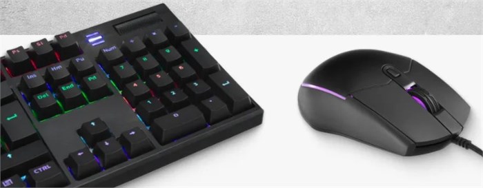 Клавиатура и мышь  Lyambda LGK100G-BK 122735