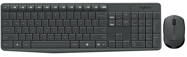 Клавиатура и мышь беспроводной комплект Logitech MK235 122743