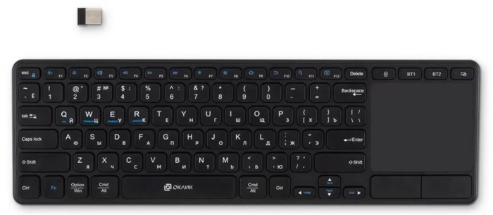 Клавиатура wireless Oklick K614W 122762