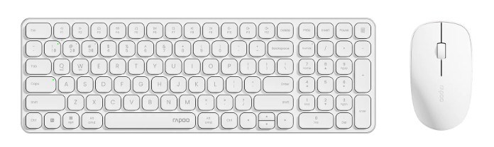 Клавиатура и мышь wireless Rapoo 9320M-WHT 122771