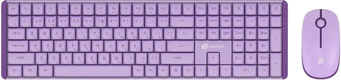 Клавиатура и мышь  Oklick S315W 122774