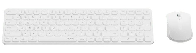 Клавиатура и мышь wireless Rapoo 9350S-WHT 122809