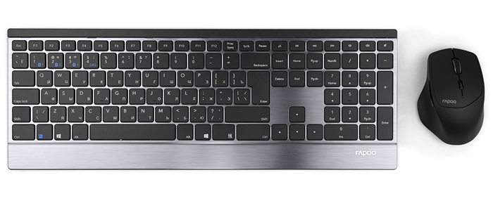 Клавиатура и мышь wireless Rapoo 9500M 122819