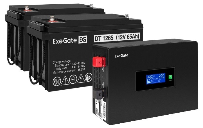 Комплект  Exegate IdealSine SR-1500.LCD.2SH 102424