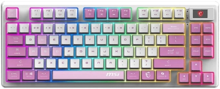 Клавиатура  MSI FORGE GK600 TKL W VIOLET RU 122874