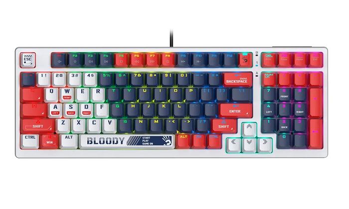 Клавиатура  A4Tech Bloody S98 Sports Navy BLMS Plus 122877