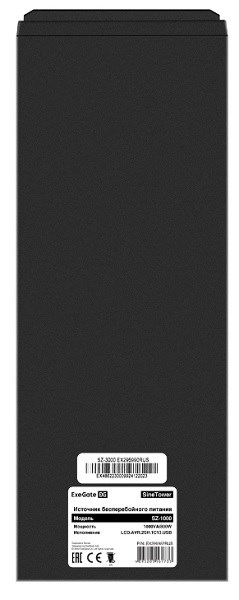 Комплект  Exegate SineTower SZ-1000.LCD.AVR.2SH.1C13.USB 102444