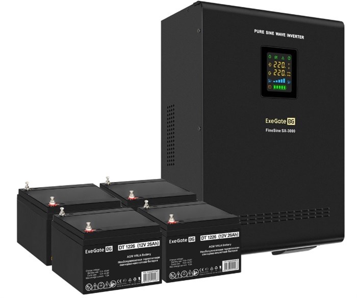 Комплект  Exegate FineSine SX-3000.LCD.AVR.2SH.T 102456