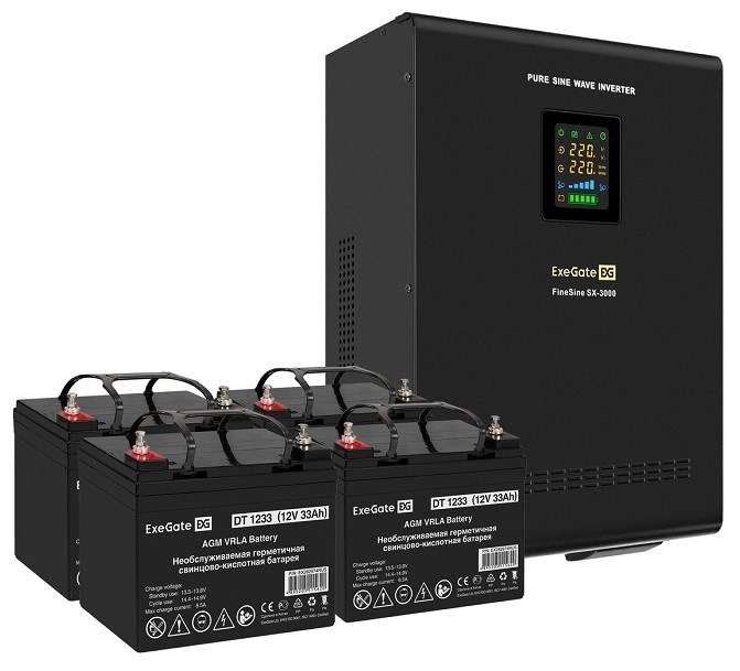 Комплект  Exegate FineSine SX-3000.LCD.AVR.2SH.T 102462