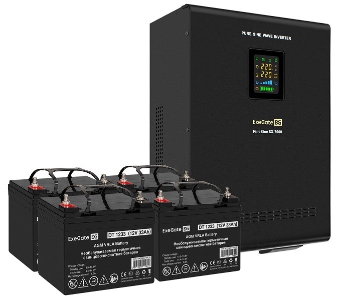 Комплект  Exegate FineSine SX-7000.LCD.AVR.2SH.T 102485