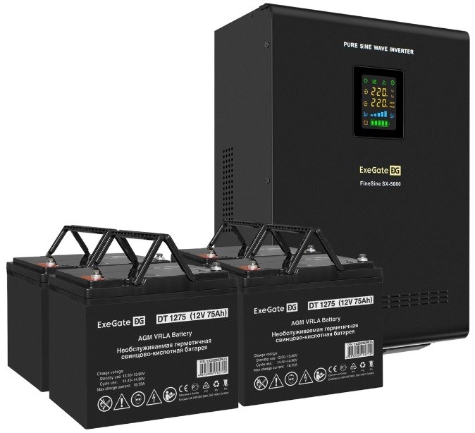 Комплект  Exegate FineSine SX-5000.LCD.AVR.2SH.T 102490