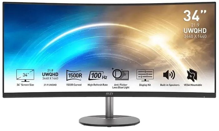 Монитор 34" MSI PRO MP341CQ 124604