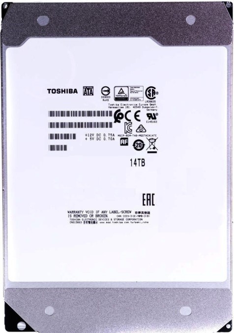 Жесткий диск 14TB SATA 6Gb/s Toshiba (KIOXIA) MG08ACA14TE 102756