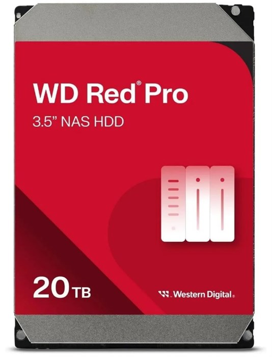 Жесткий диск 20TB SATA 6Gb/s Western Digital Red Pro 102806